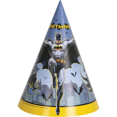UNIQUE - 8 Batman feesthoeden - Decoratie > Feestartikelen